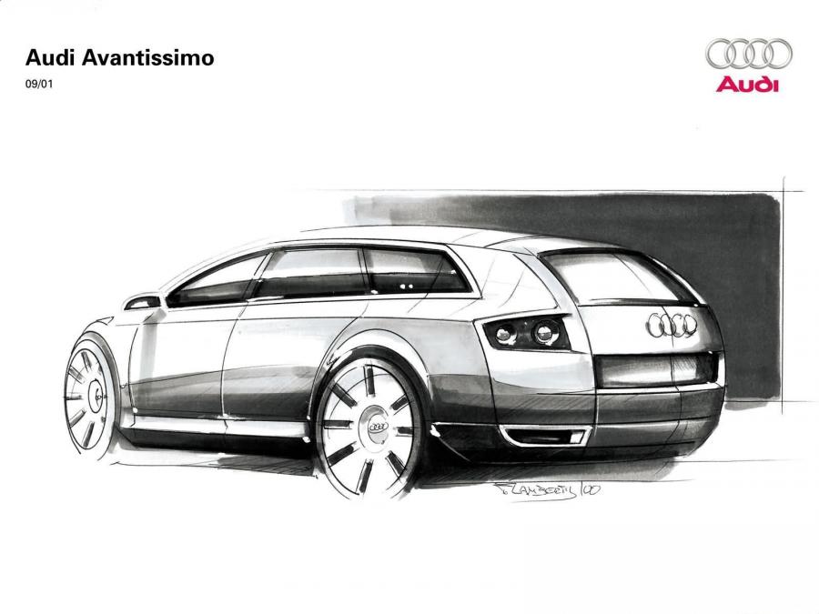 Эскиз Audi Avantissimo Concept 2001 года  (фото 29 из 29)